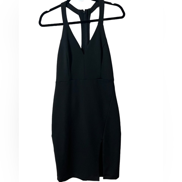 Lulus Dresses & Skirts - Lulus Bodycon Black Dress Size Medium LBD Midi
